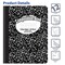 Better Office Products Composition Notebook, College Ruled, 100 Sheets, One Subject, 9.75in. x 7.5in. Black Cover, 12PK 25312 - alternate 6